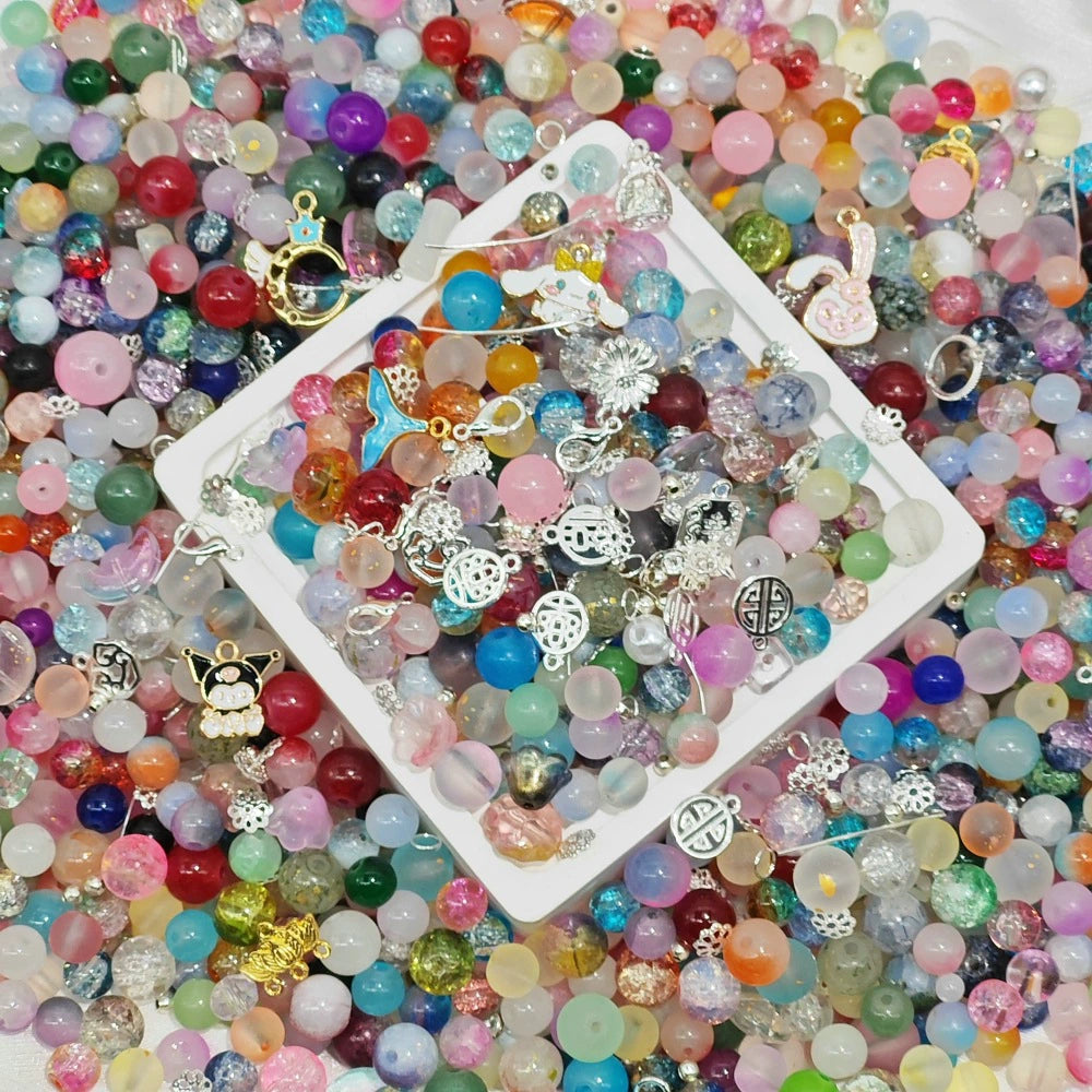 DIY Glass Beads Lucky Bags - Open in Live