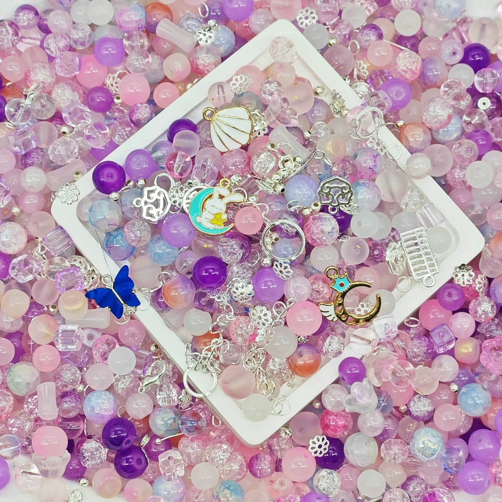 DIY Glass Beads Lucky Bags - Open in Live